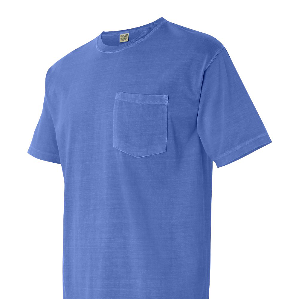 Comfort Color Unisex Pigment Dyed Short Sleeve Pocket T-Shirt