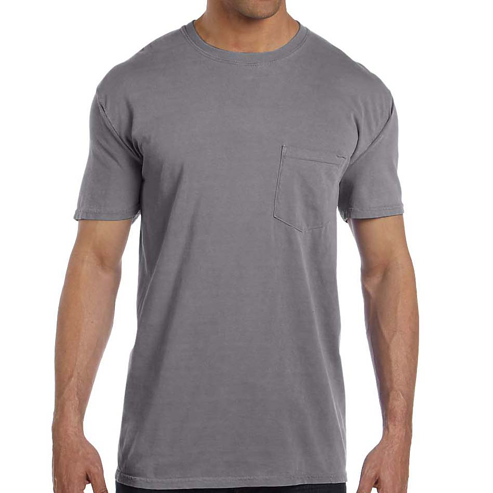 Comfort Color Unisex Pigment Dyed Short Sleeve Pocket T-Shirt