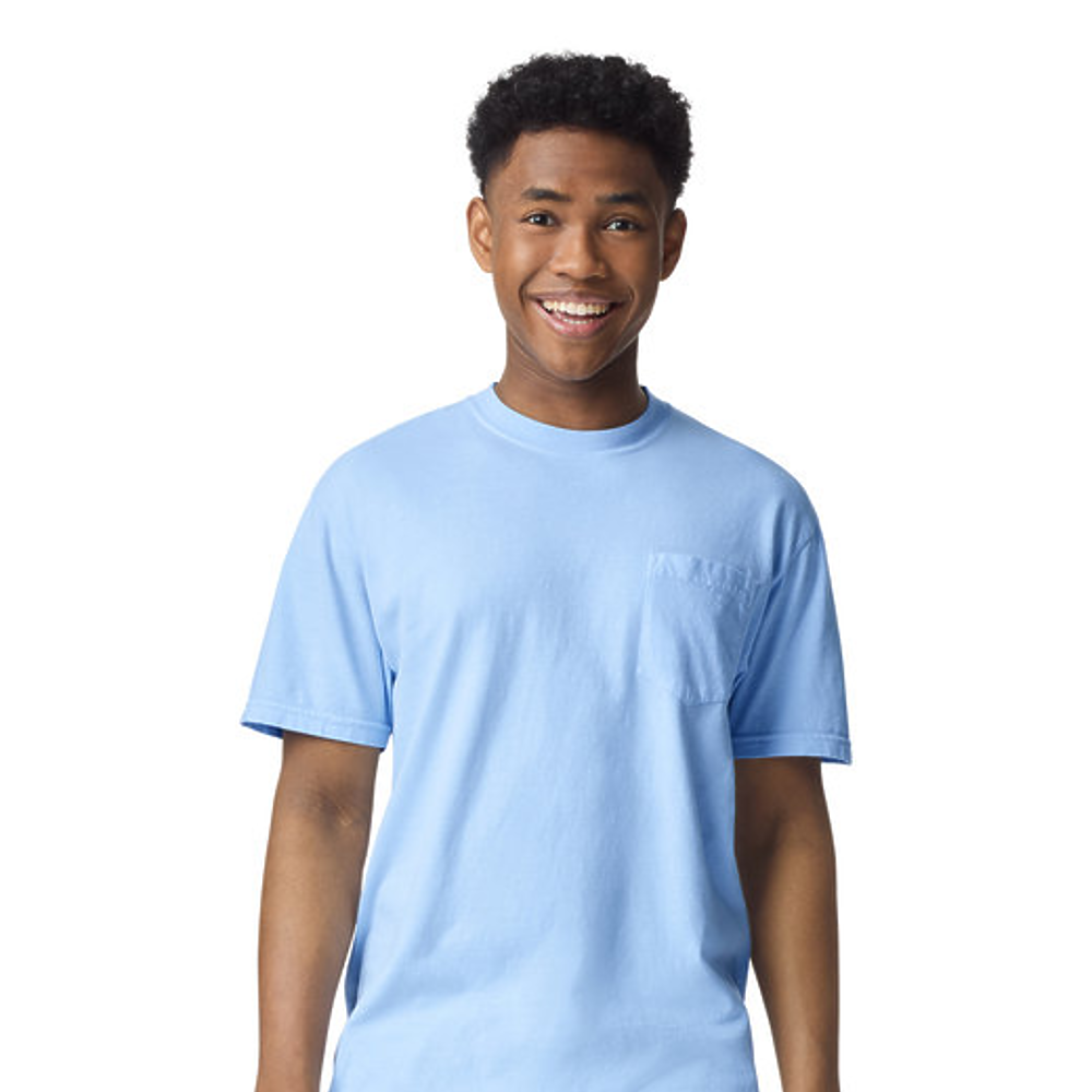 Comfort Color Unisex Pigment Dyed Short Sleeve Pocket T-Shirt