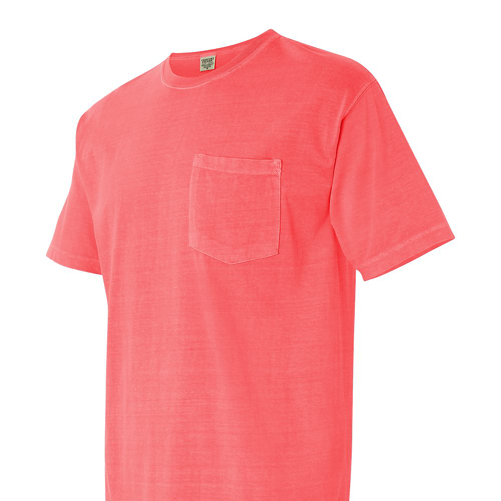Comfort Color Unisex Pigment Dyed Short Sleeve Pocket T-Shirt