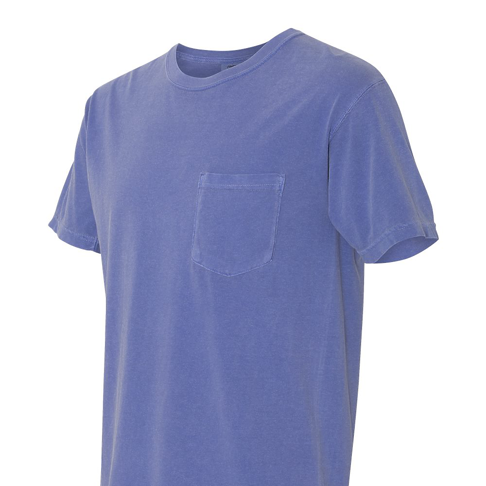Comfort Color Unisex Pigment Dyed Short Sleeve Pocket T-Shirt