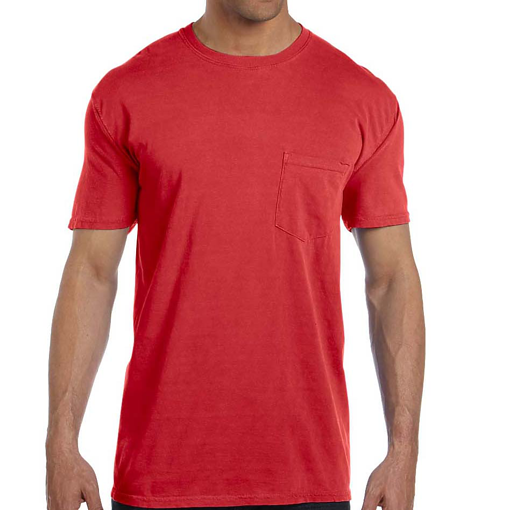 Comfort Color Unisex Pigment Dyed Short Sleeve Pocket T-Shirt