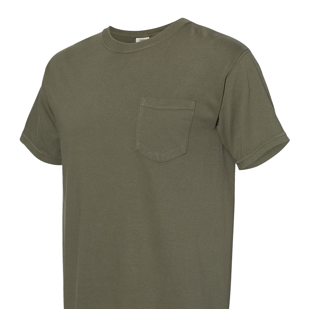 Comfort Color Unisex Pigment Dyed Short Sleeve Pocket T-Shirt