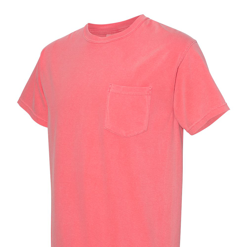 Comfort Color Unisex Pigment Dyed Short Sleeve Pocket T-Shirt