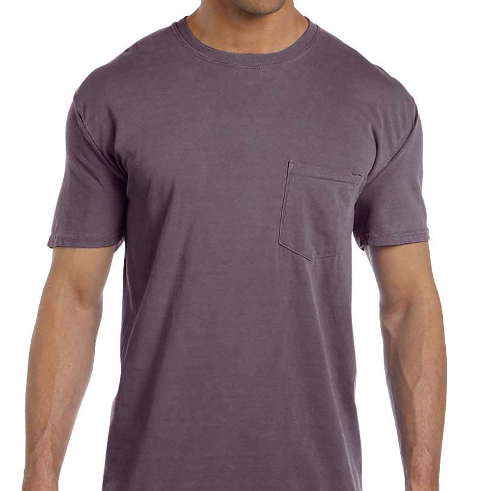 Comfort Color Unisex Pigment Dyed Short Sleeve Pocket T-Shirt