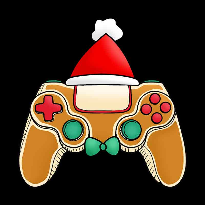 Controller Christmas Gingerbread (DTF Transfer)