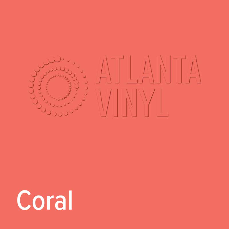 341 Coral Oracal 651 Permanent Vinyl (24" Roll)