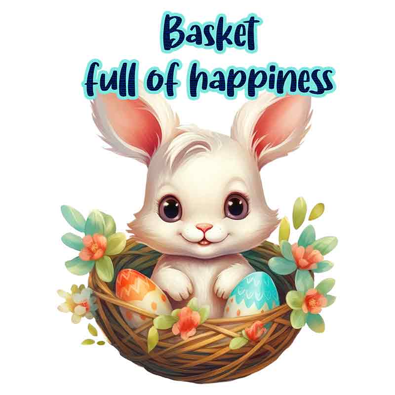 Basket Full Of Happiness #3 (DTF Transfer)
