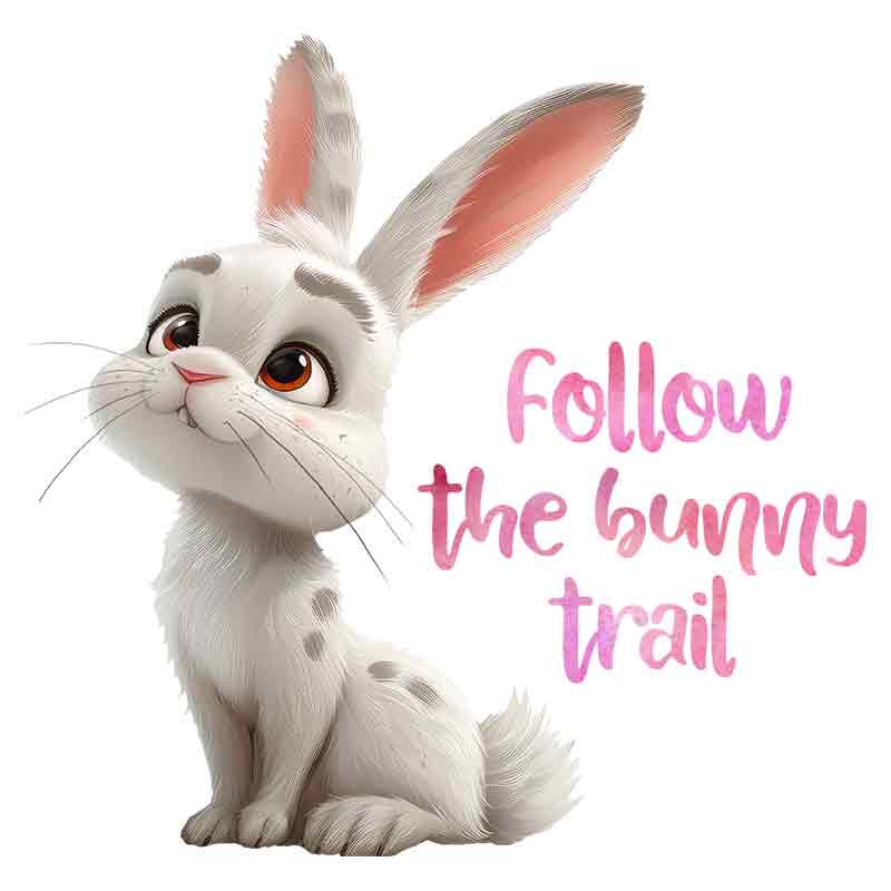 Follow The Bunny Trail (DTF Transfer)