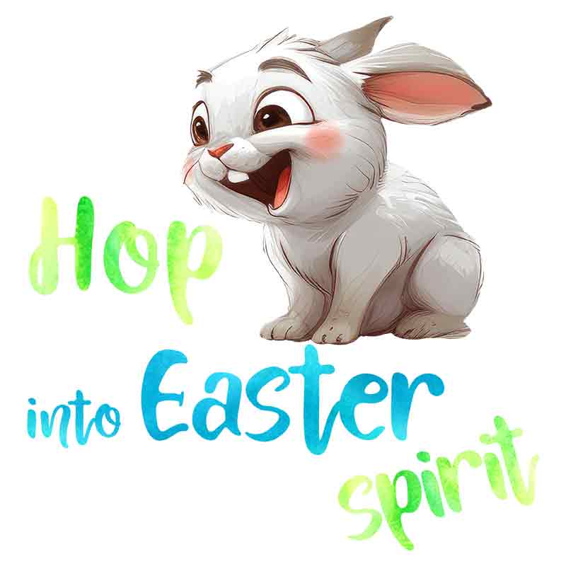 Hop Into Easter Spirit #2 (DTF Transfer)