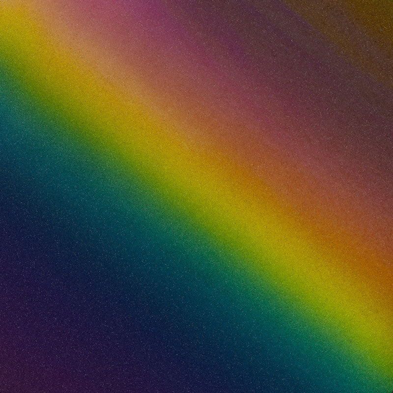 Rainbow Black Siser EasyReflective Heat Transfer Vinyl (HTV)