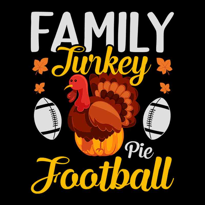 Family Turkey Football (DTF Transfer)