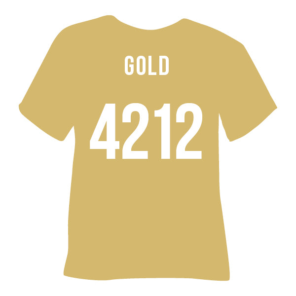 4212 Gold POLI-FLEX® IMAGE MIRROR Heat Transfer Vinyl color swatch