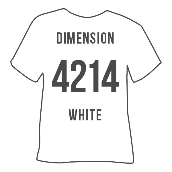 4214 White POLI-FLEX® IMAGE DIMENSION Heat Transfer Vinyl color swatch