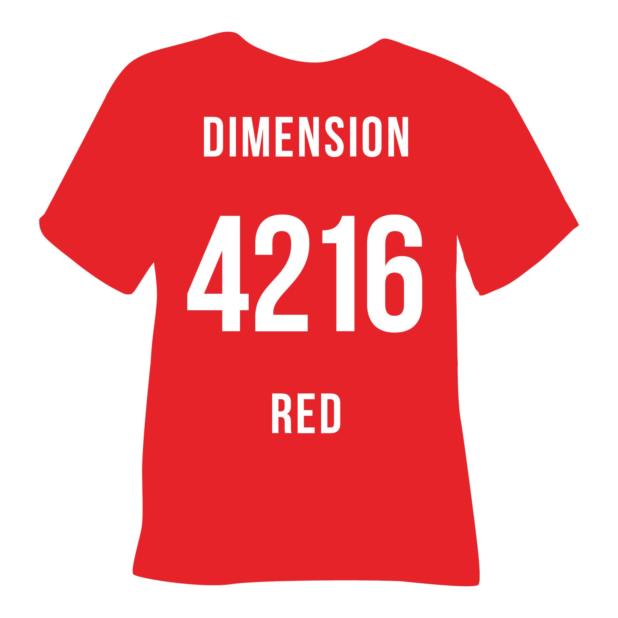 4216 Red POLI-FLEX® IMAGE DIMENSION Heat Transfer Vinyl color swatch