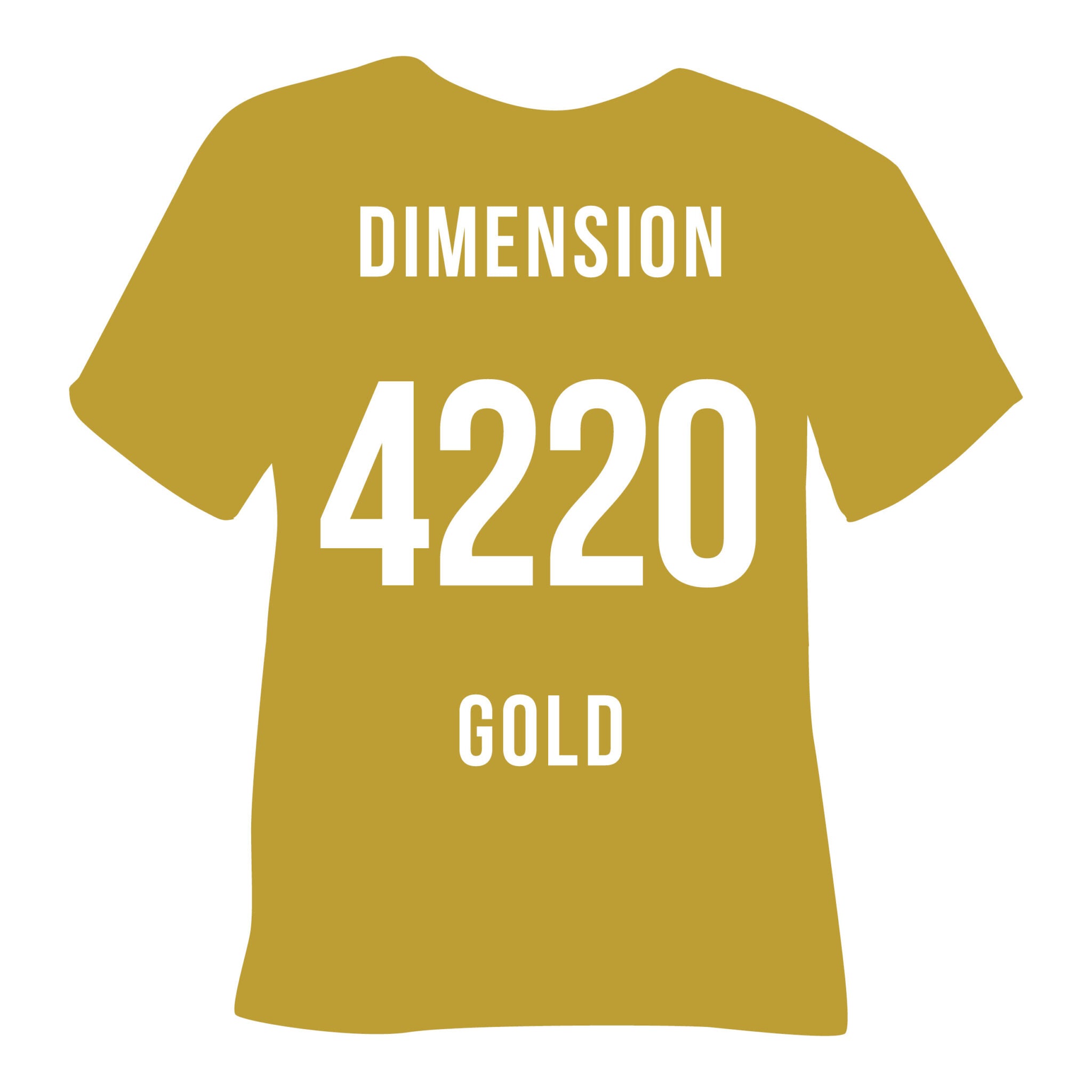 4220 Gold POLI-FLEX® IMAGE DIMENSION Heat Transfer Vinyl color swatch