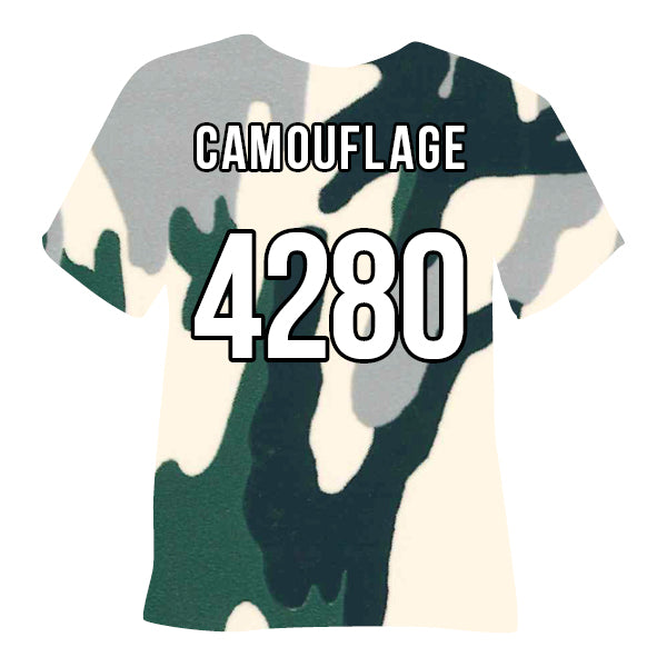 4280 Camouflage POLI-FLEX® IMAGE Heat Transfer Vinyl color swatch