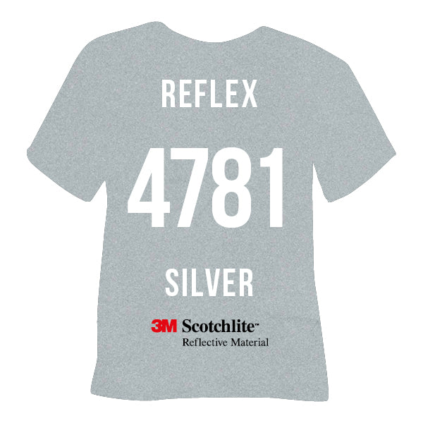 4781 3M Silver POLI-FLEX® REFLEX® Heat Transfer Vinyl color swatch