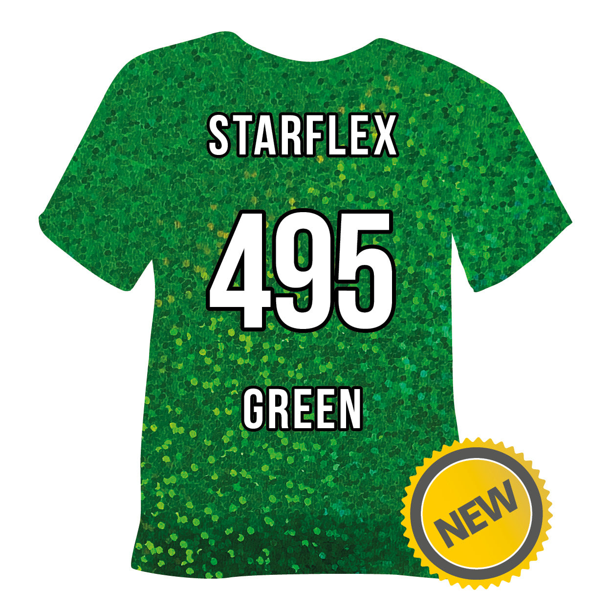 495 Green POLI-FLEX® IMAGE STARFLEX Heat Transfer Vinyl color swatch