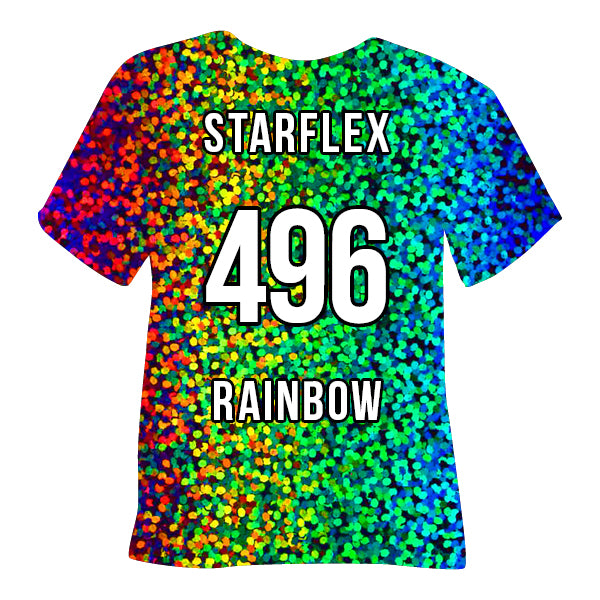 496 Rainbow POLI-FLEX® IMAGE STARFLEX Heat Transfer Vinyl color swatch