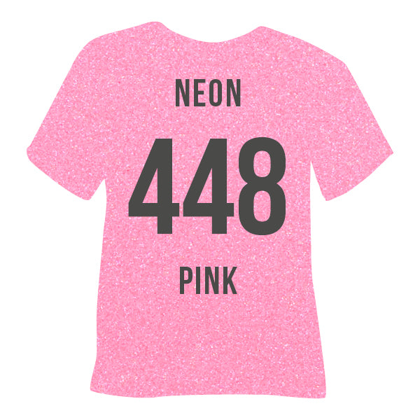 448 Pastel Pink POLI-FLEX® PEARL GLITTER Heat Transfer Vinyl color swatch