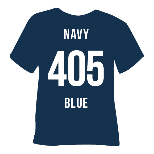 405 Navy Blue POLI-FLEX® PREMIUM Heat Transfer Vinyl color swatch
