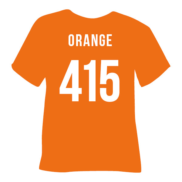 415 Orange POLI-FLEX® PREMIUM Heat Transfer Vinyl color swatch