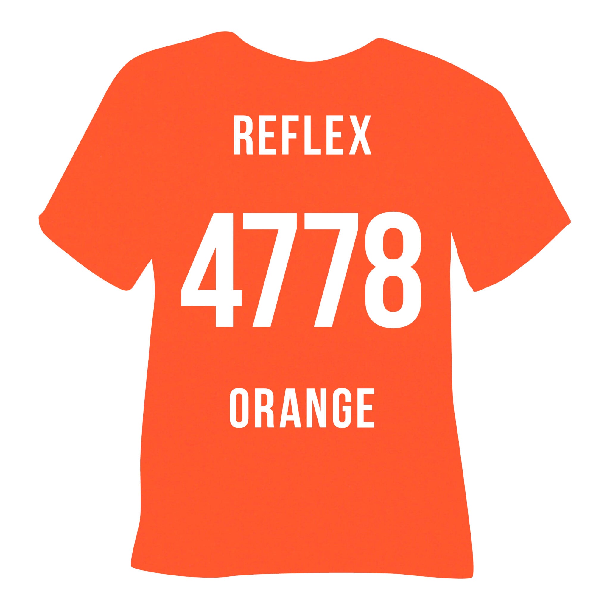 4778 Orange POLI-FLEX® REFLEX® Heat Transfer Vinyl color swatch