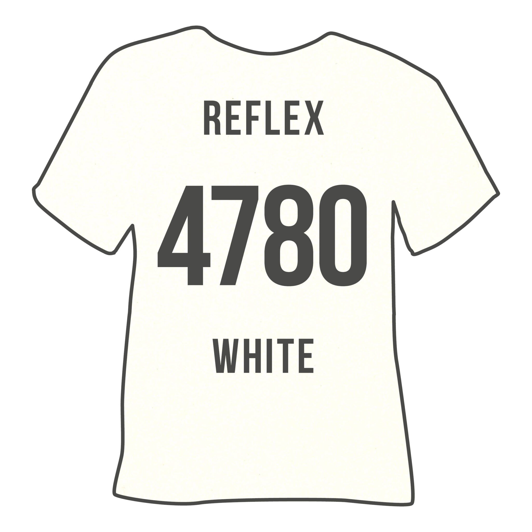 4780 White POLI-FLEX® REFLEX® Heat Transfer Vinyl color swatch