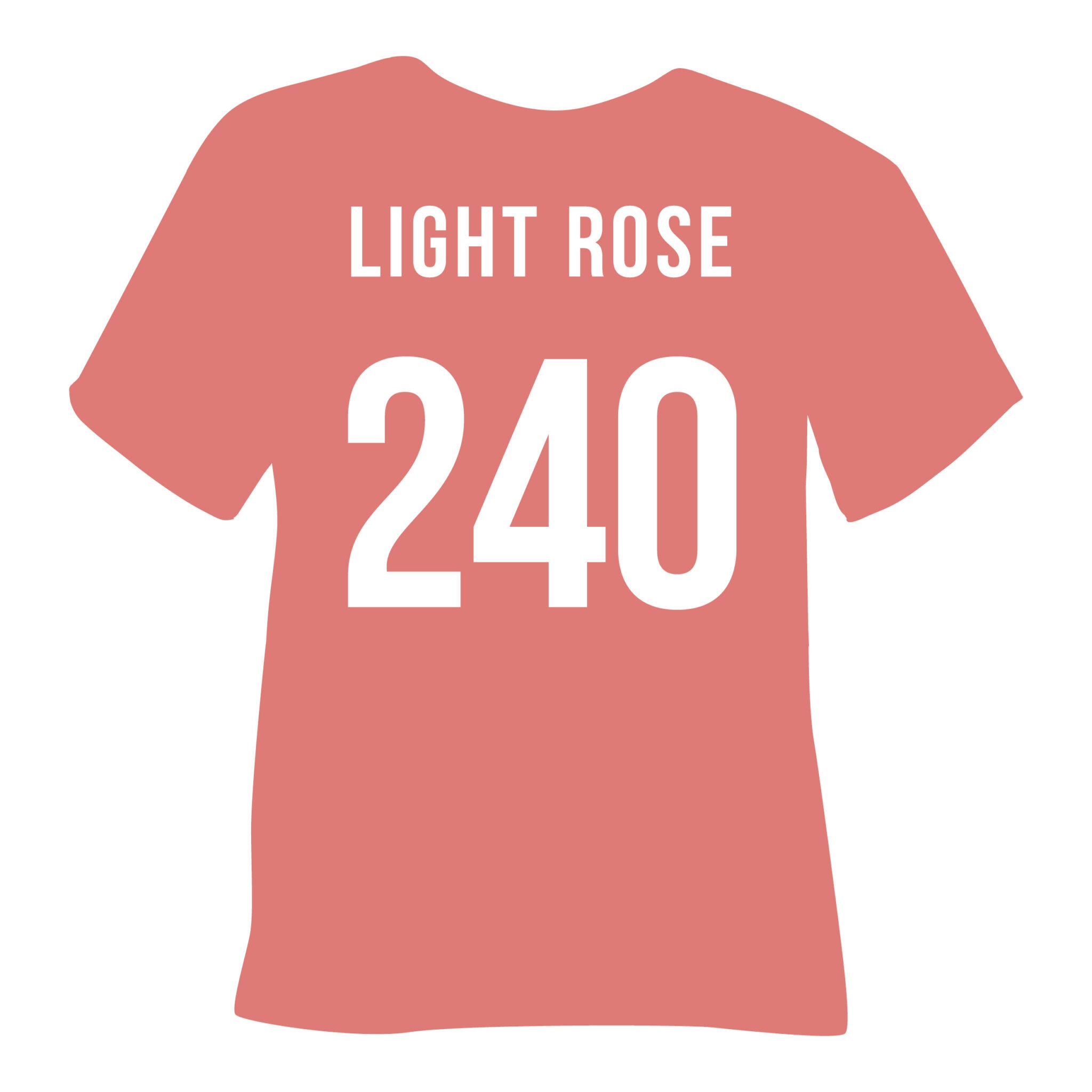 PLT 240 Light Rose TUBITHERM® FLOCK Heat Transfer Vinyl color swatch