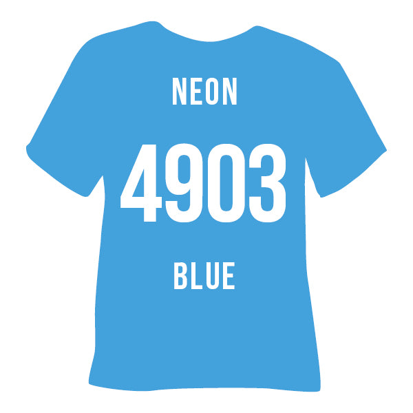4903 Neon Blue Poli-Flex Turbo Heat Transfer Vinyl (HTV)