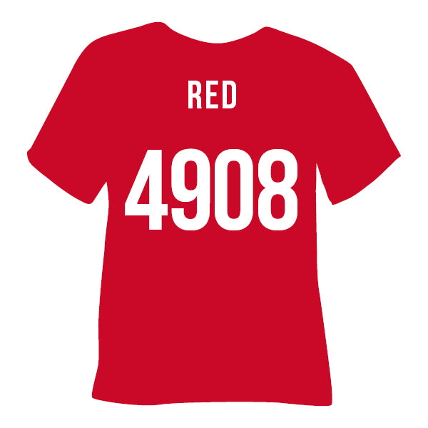 4908 Red Poli-Flex Turbo Heat Transfer Vinyl (HTV)