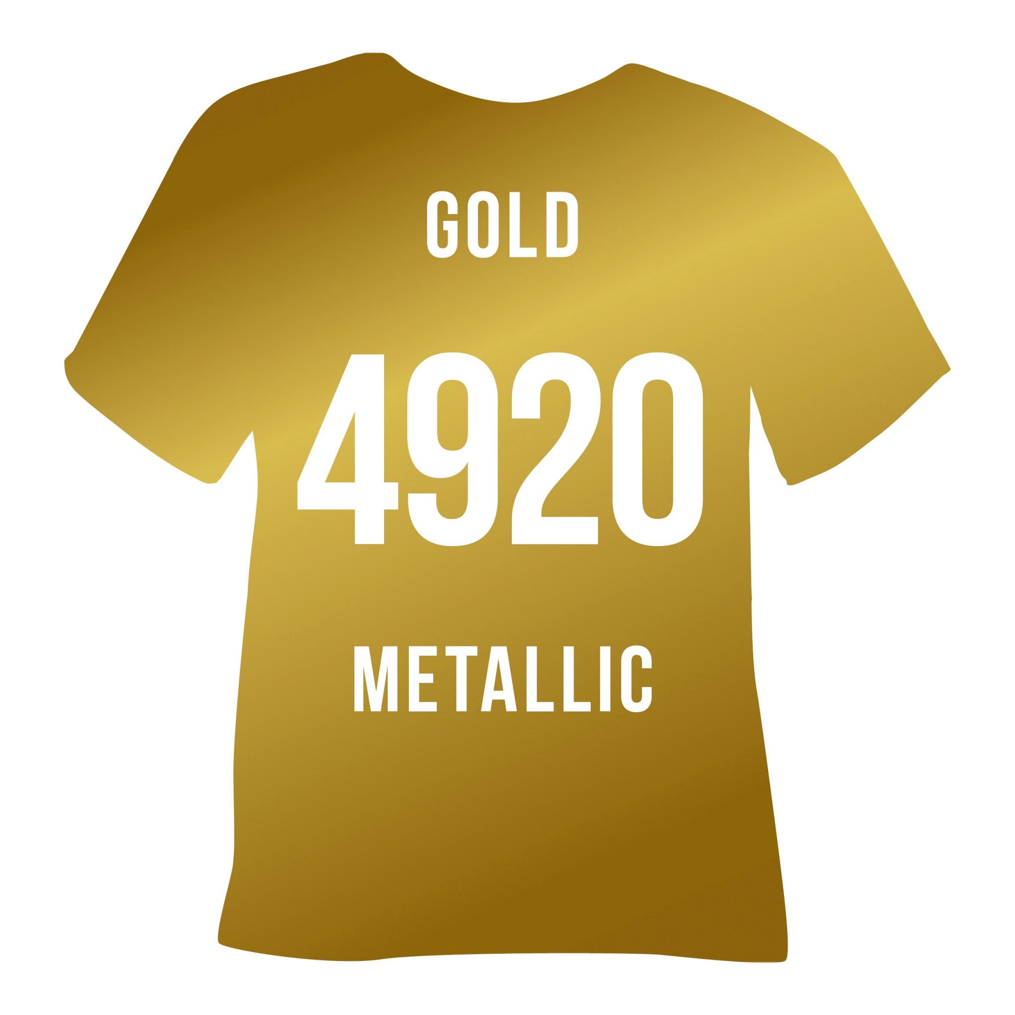 4920 Gold Metallic Poli-Flex Turbo Heat Transfer Vinyl (HTV)