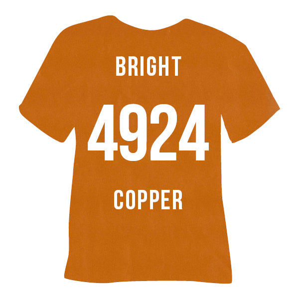 4924 Bright Copper Poli-Flex Turbo Heat Transfer Vinyl (HTV)