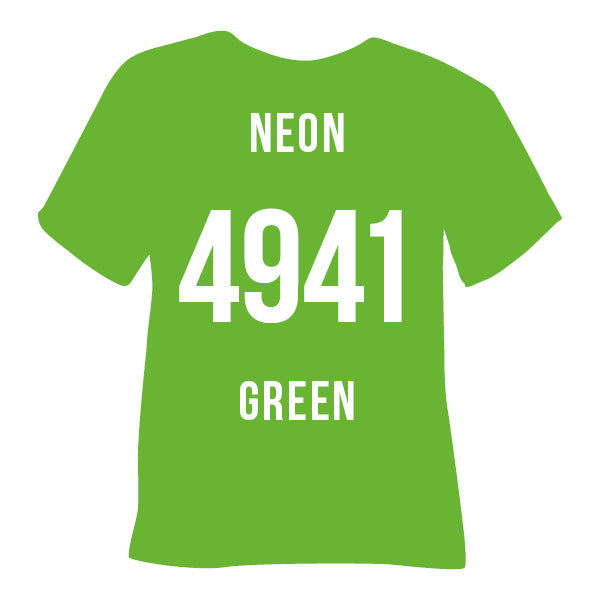 4941 Neon Green Poli-Flex Turbo Heat Transfer Vinyl (HTV)