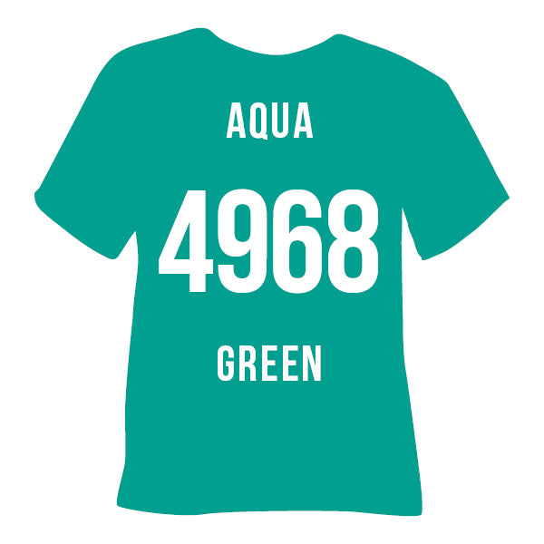 4968 Aqua Green Poli-Flex Turbo Heat Transfer Vinyl (HTV)