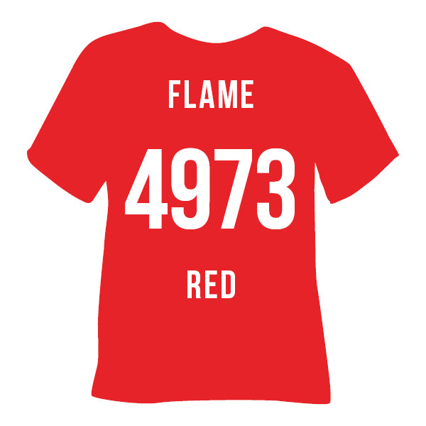 4973 Flame Red Poli-Flex Turbo Heat Transfer Vinyl (HTV)