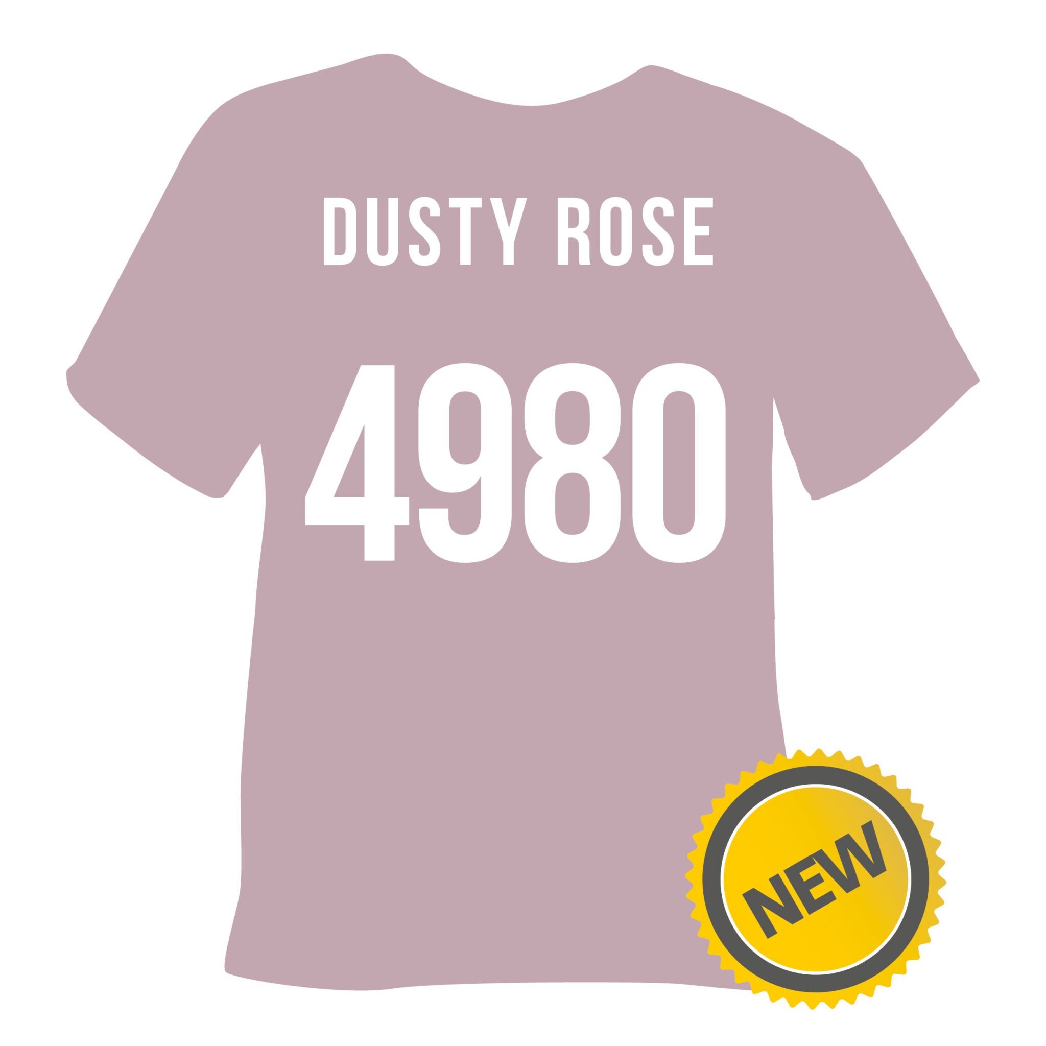 4980 Dusty Rose Poli-Flex Turbo Heat Transfer Vinyl (HTV)