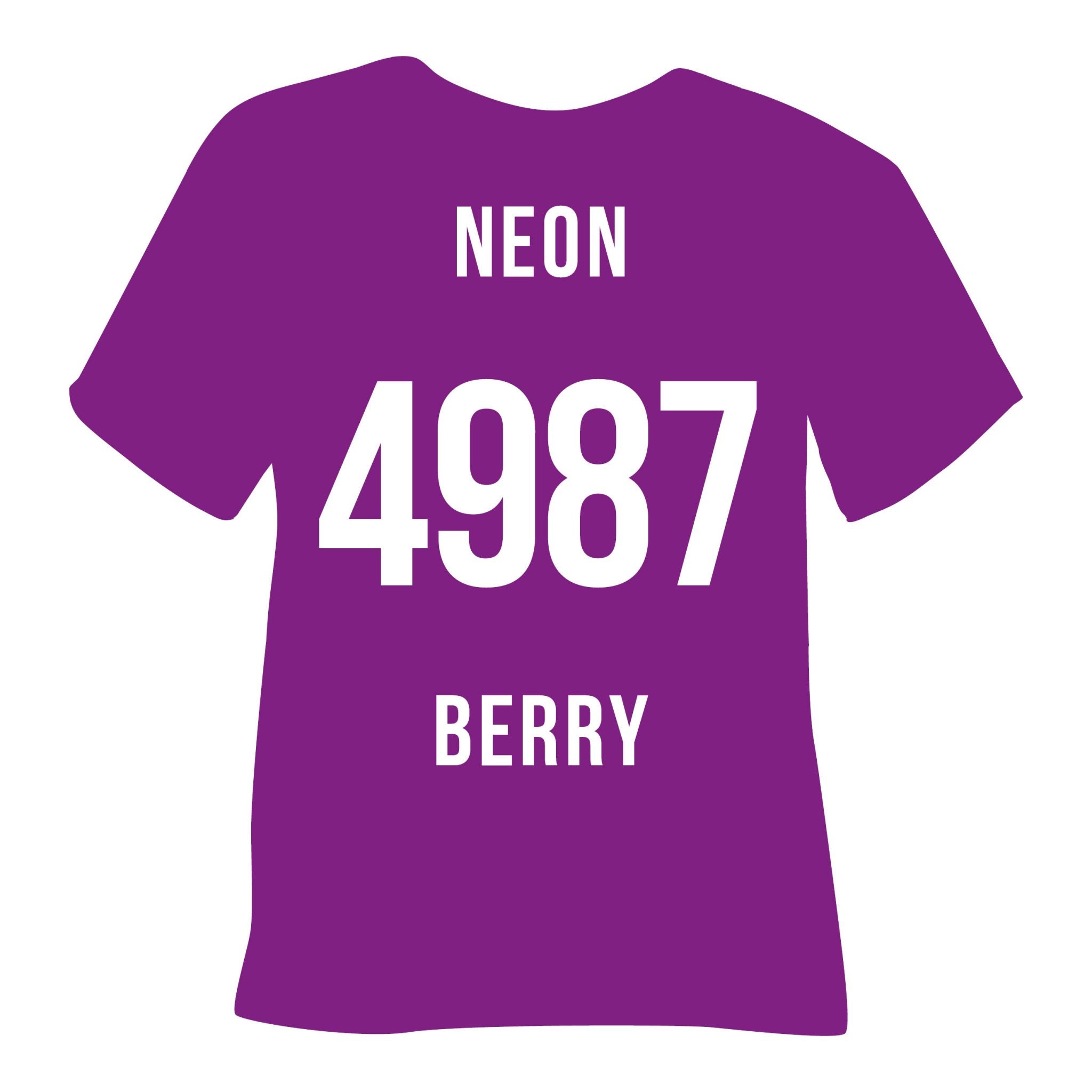4987 Neon Berry Poli-Flex Turbo Heat Transfer Vinyl (HTV)