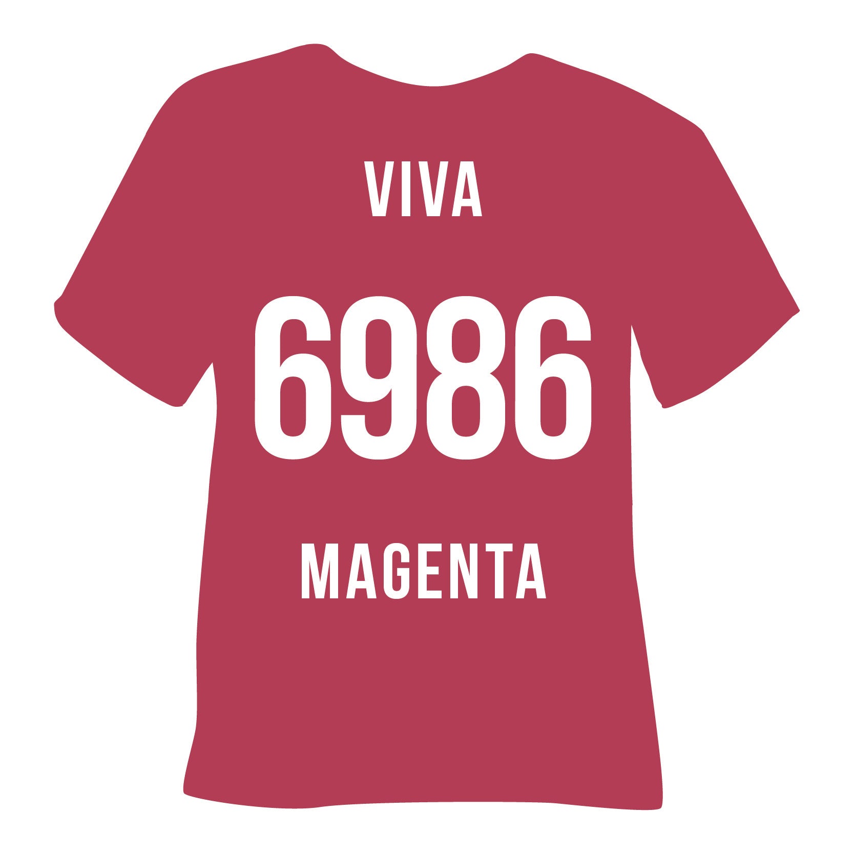 6986 Viva Magenta Poli-Flex Turbo Heat Transfer Vinyl (HTV)