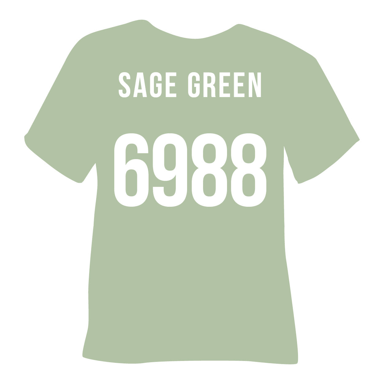 6988 Sage Green Poli-Flex Turbo Heat Transfer Vinyl (HTV)