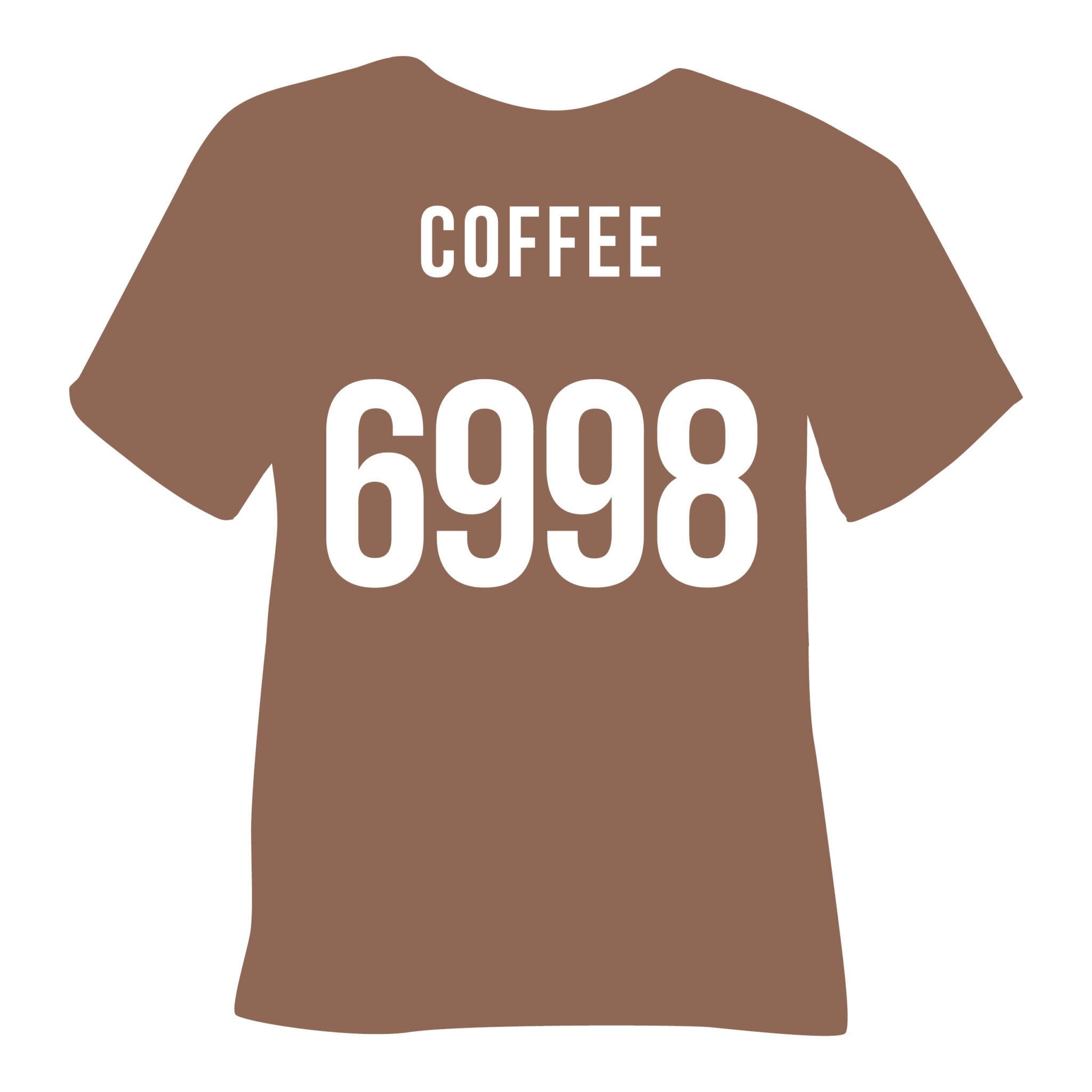 6998 Coffee Poli-Flex Turbo Heat Transfer Vinyl (HTV)
