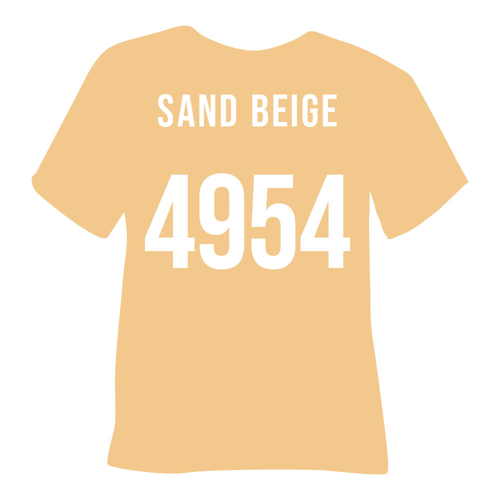 4954 Sand Beige Poli-Flex Turbo Heat Transfer Vinyl (HTV)