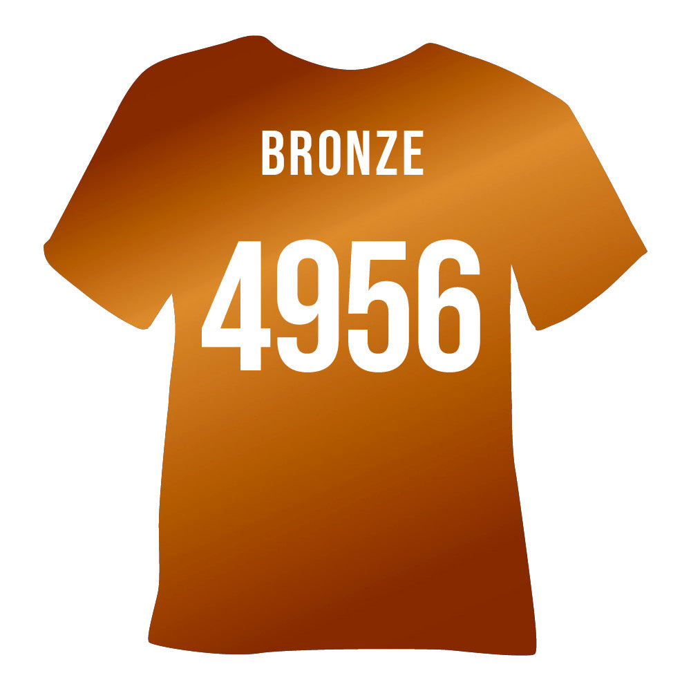 4956 Bronze Poli-Flex Turbo Heat Transfer Vinyl (HTV)