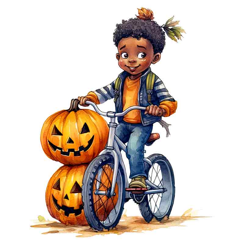 Halloween Bike Ride #2 (DTF Transfer)