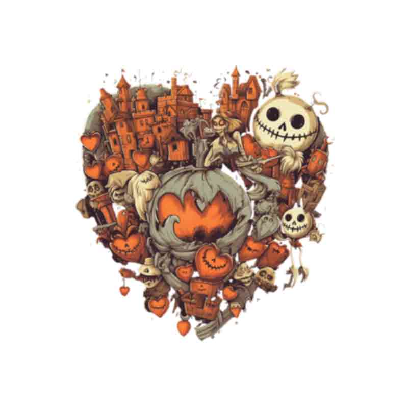 Halloween Heart (DTF Transfer)