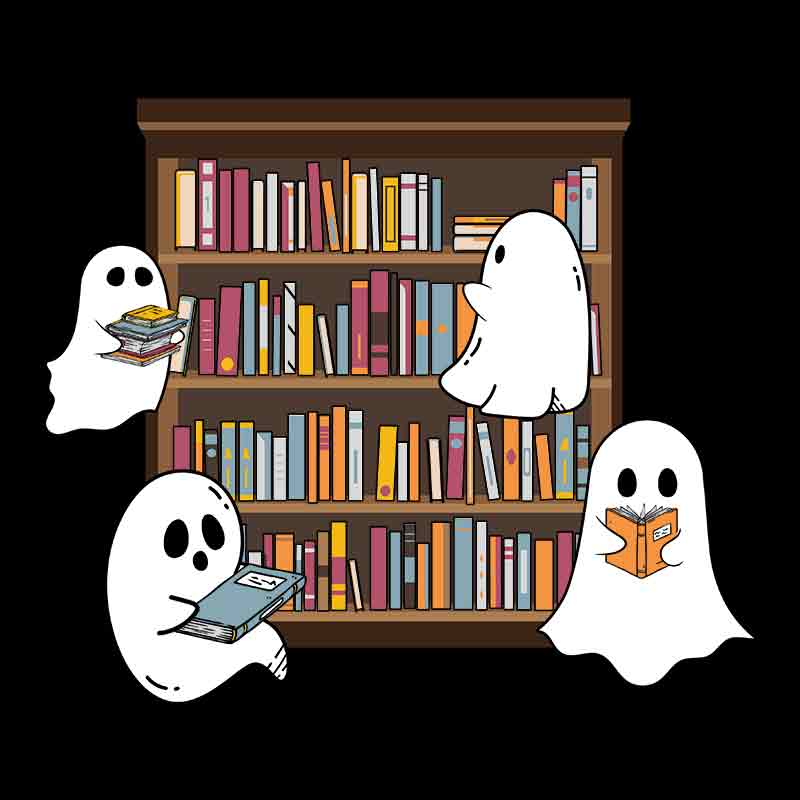 Halloween Library Boooooks (DTF Transfer)