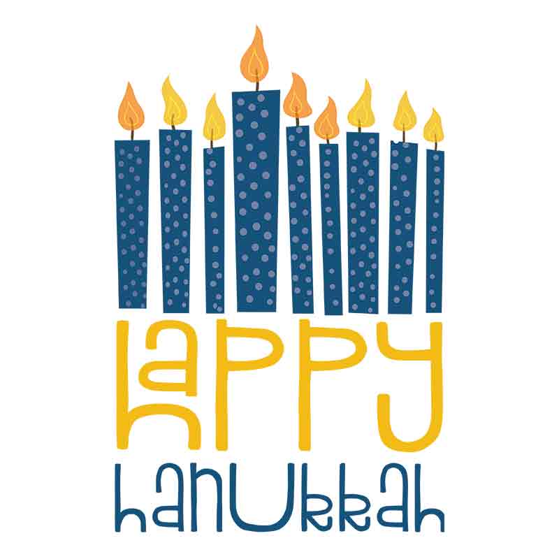 Happy Hanukkah (DTF Transfer)
