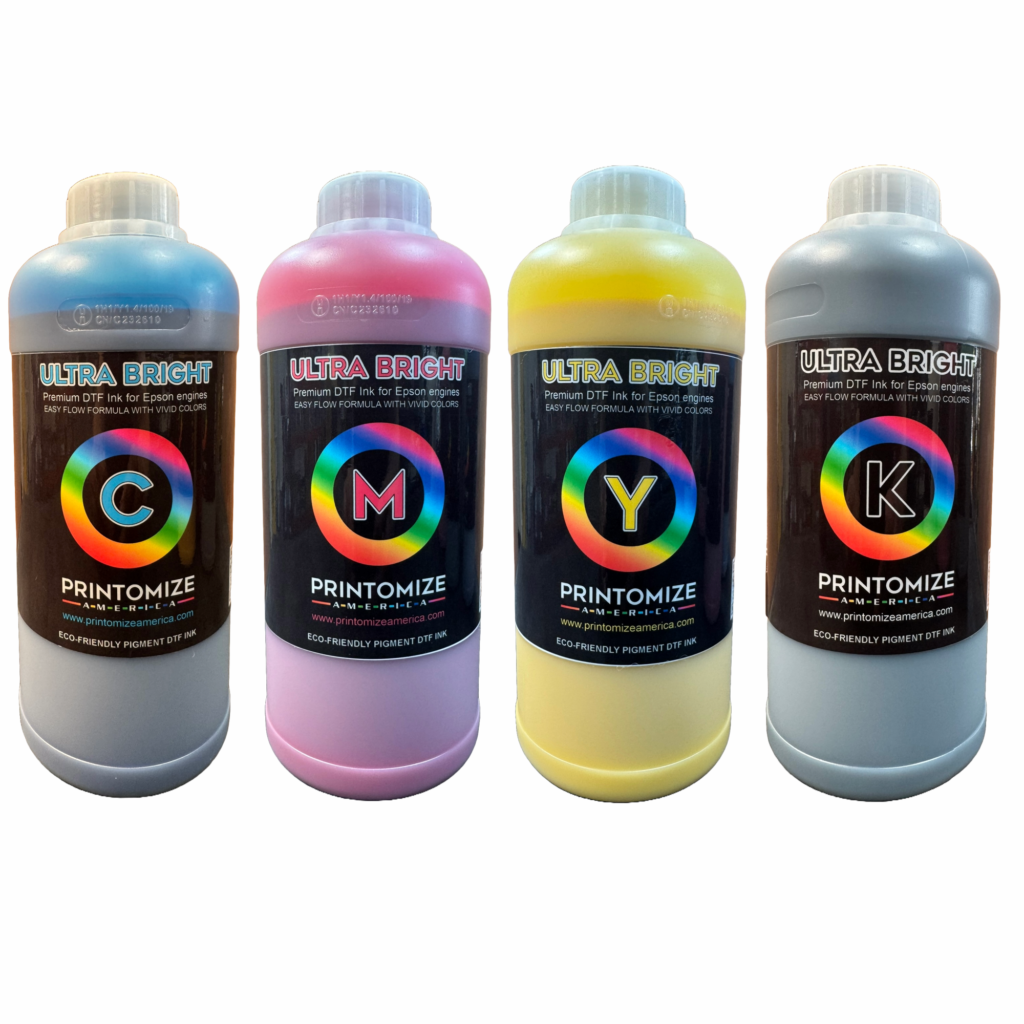 Ultra Bright DTF Ink 1 Liter CMYK