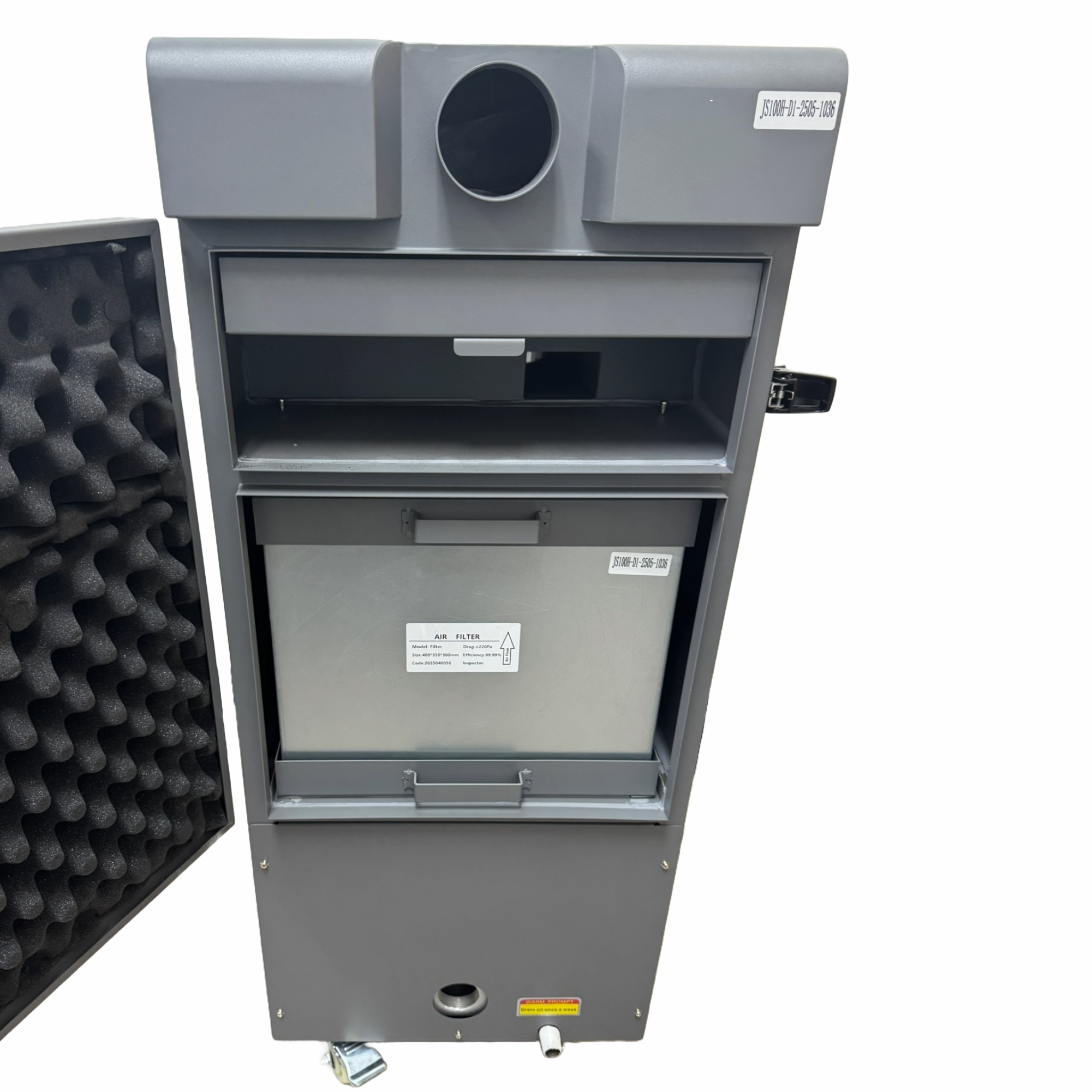 PAJS-101 Rauchabsaugung für DTF-Drucker – Fortschrittliches Rauchfiltersystem, 250 m³/h Luftleistung